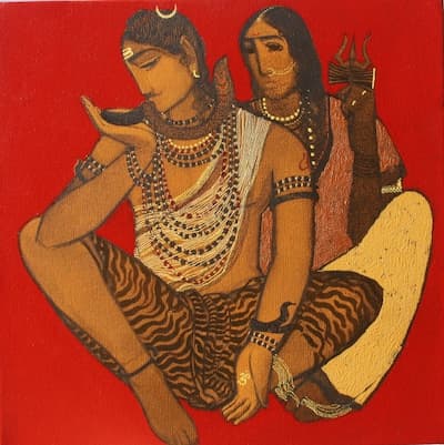 Shiva and his Consort by undefined 